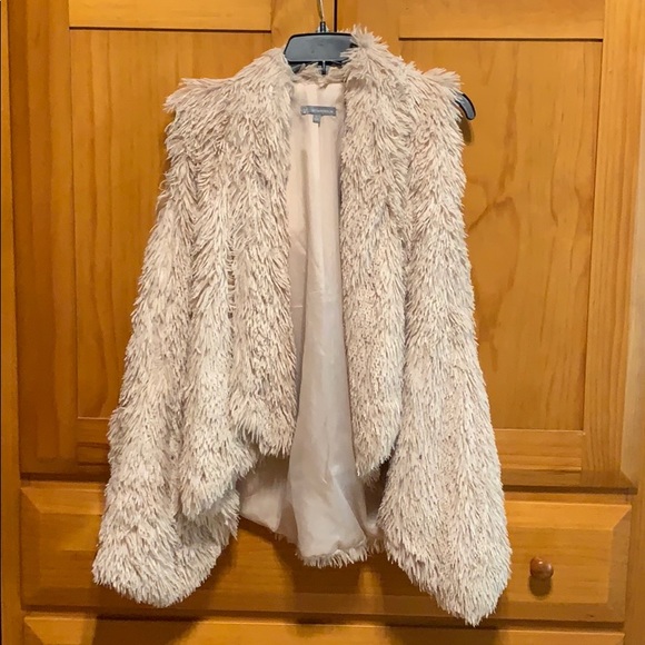 Wit and wisdom faux fur vest Clearance